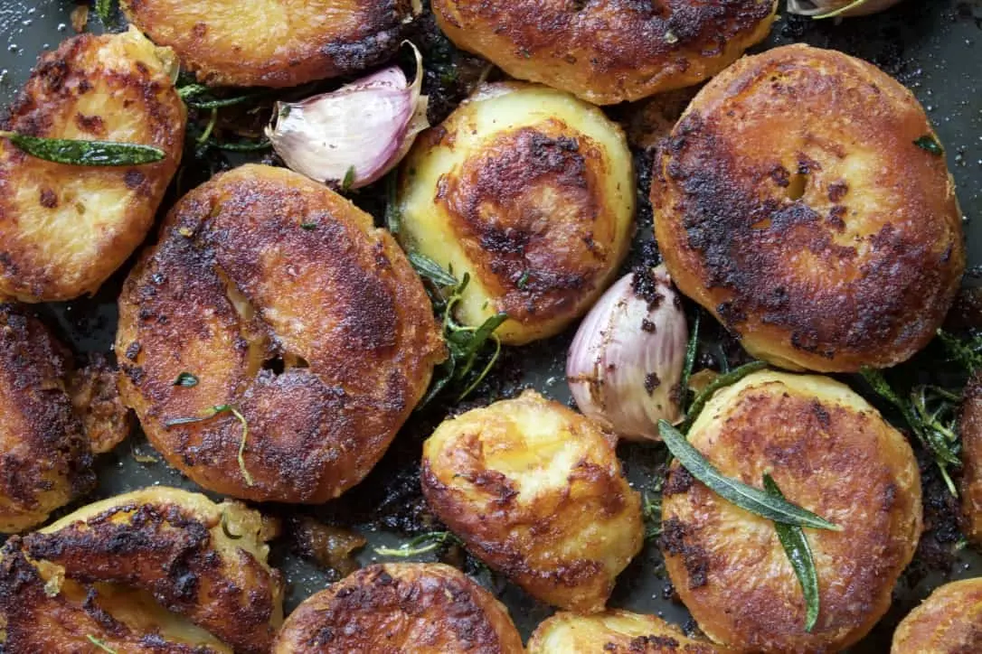 Marmite Roast Potatoes